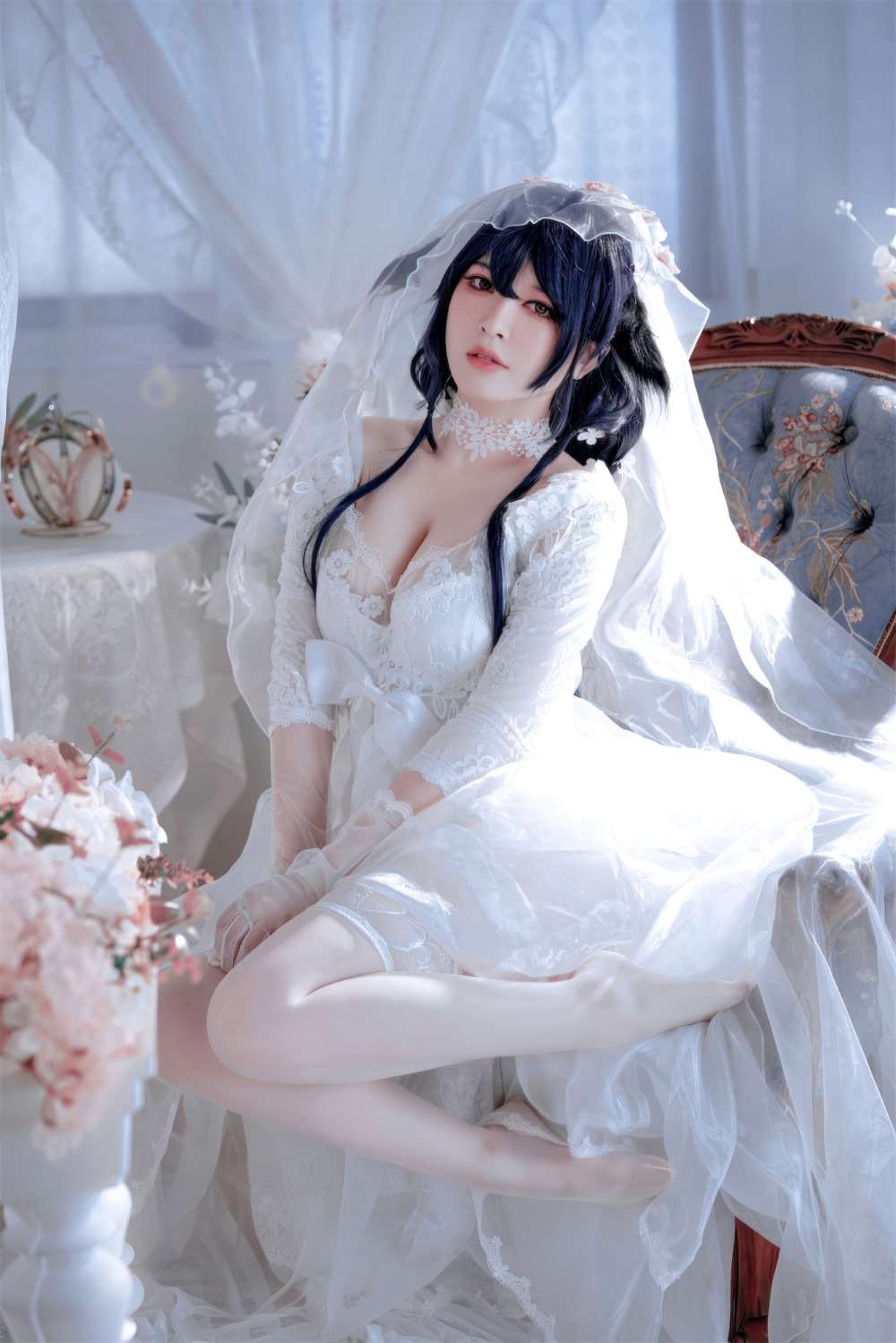 微博人气Coser@半半子 吾妻花嫁 [52P/3V/190MB]
