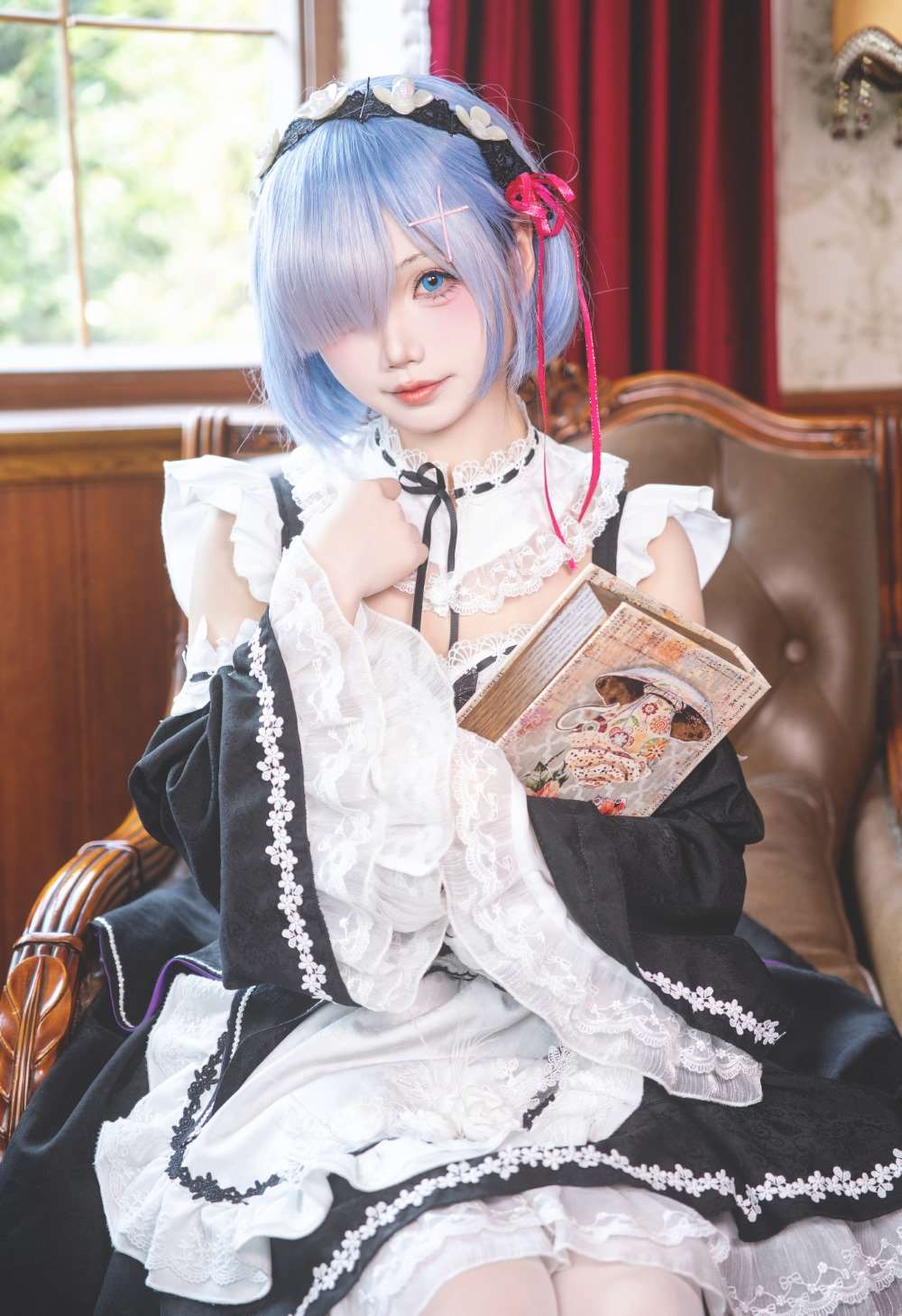 人气动漫Coser@Shika小鹿鹿 蕾姆 [18P/362MB]