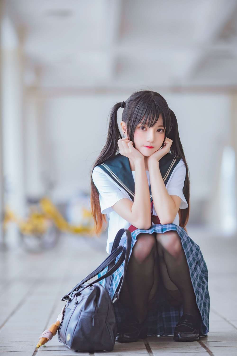 人气Coser@桜桃喵 雨恋 [28P/111MB]