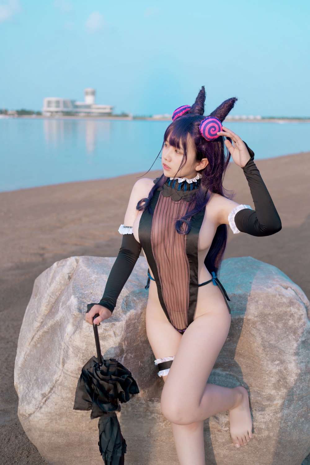 人气Coser@阿半今天很开心 紫式部 [25P/131MB]