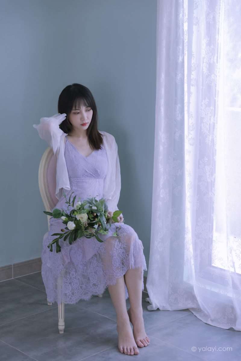 [YALAYI雅拉伊] 2021.06.27 No.809 紫色的早晨 妍妍 [40P/383MB]