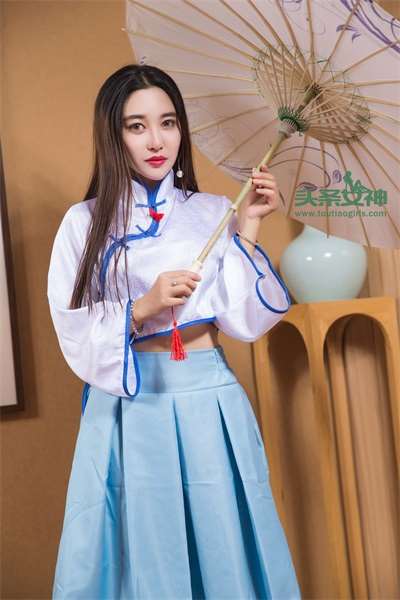 [头条女神]2017.04.01 李梓熙洛天依（蓝）写真[35P/304MB]