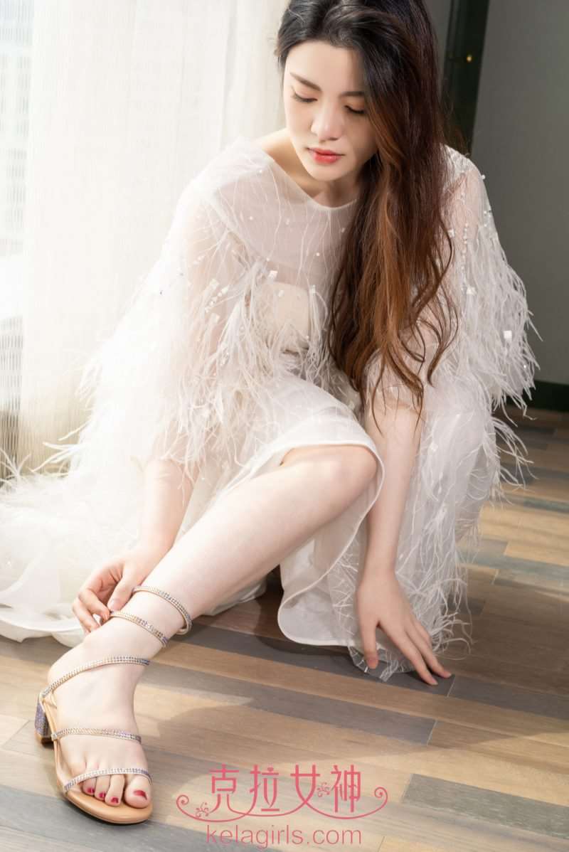 [KeLaGirls克拉女神] 2019.09.10《赤脚浣白纱》百琳 [42P/727MB]