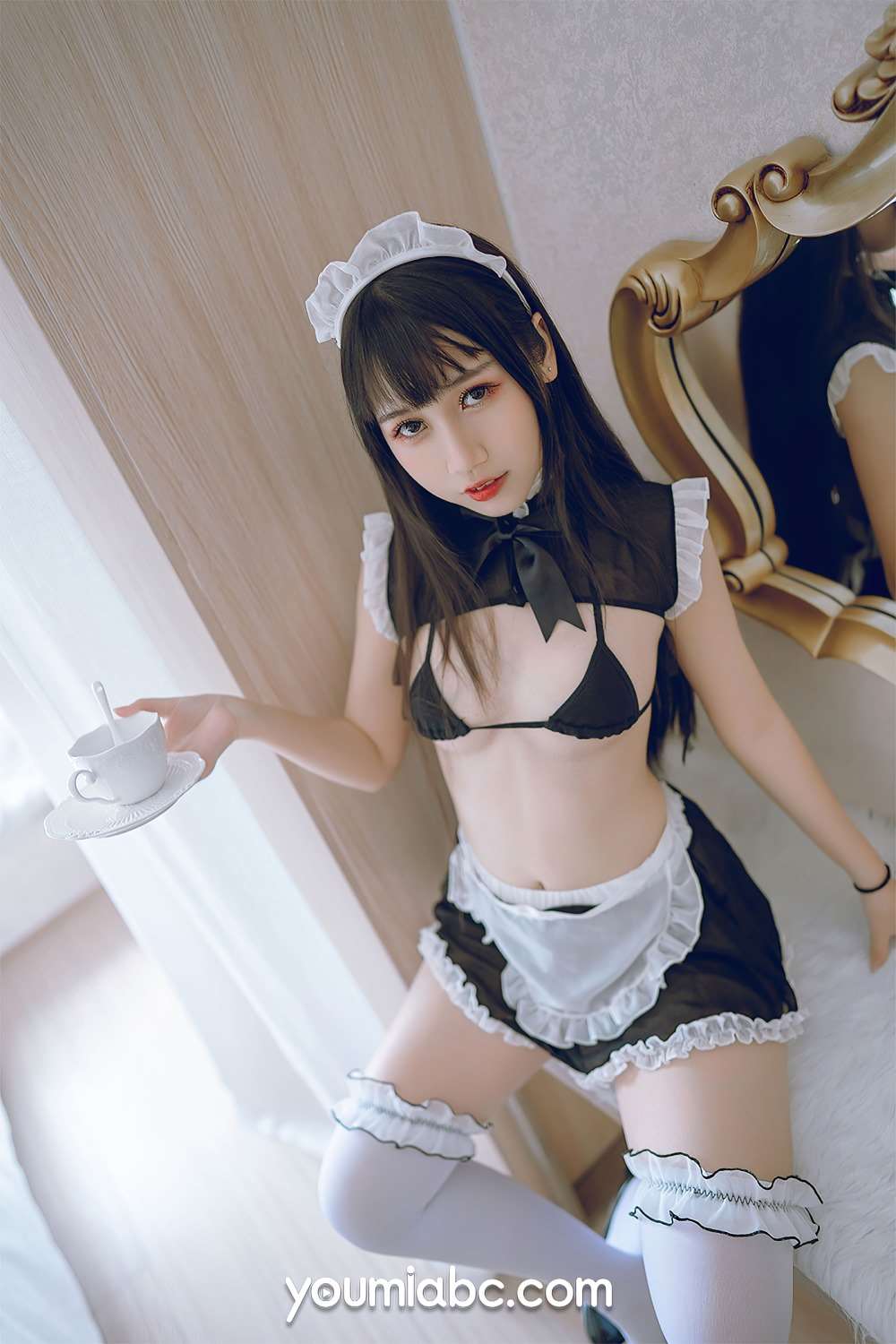[YouMi尤蜜] 2021.03.31 呆猫女仆 呆猫 [25P/412MB]