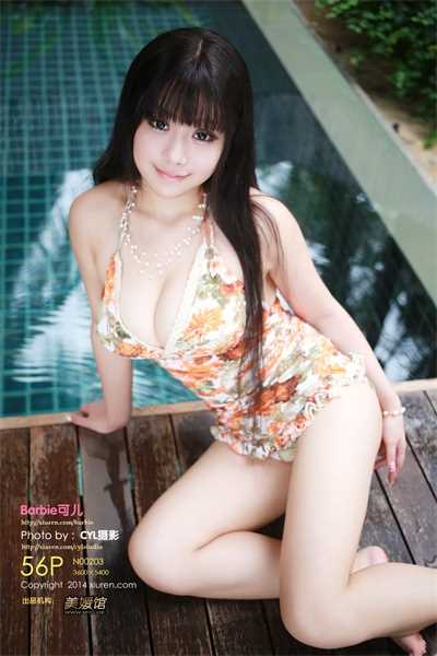 [XiuRen秀人网] 2014.08.12 No.203 Barbie可儿 [56P/374MB]