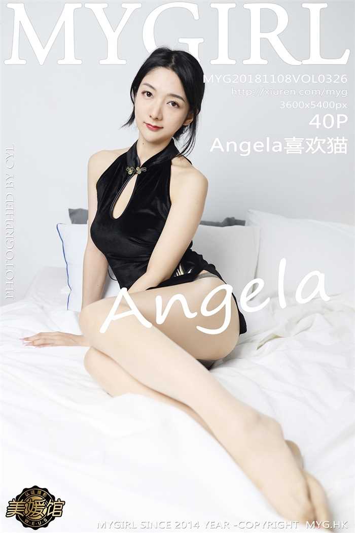 [MyGirl美媛馆] 2018.11.08 VOL.326 Angela喜欢猫 [40+1P/66.4MB]