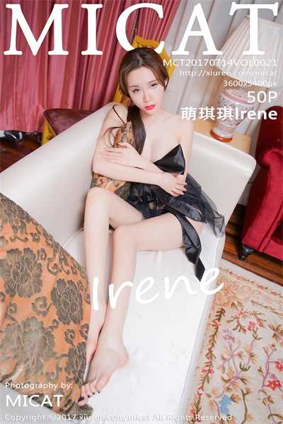 [MiCat猫萌榜]2017.07.14 VOL.021 萌琪琪Irene [50+1P/162MB]
