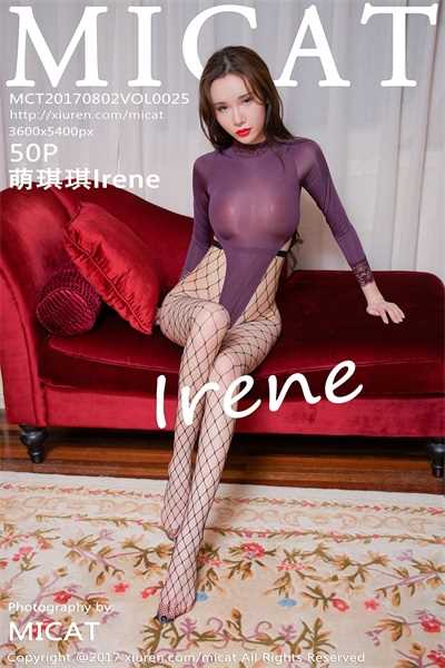 [MiCat猫萌榜]2017.08.02 VOL.025 萌琪琪Irene [50+1P/179M]