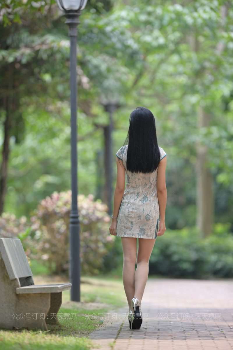 [IESS异思趣向] 2021.05.4 丝享家 796：宁宁《绿荫旗袍秀》[61P/64MB]