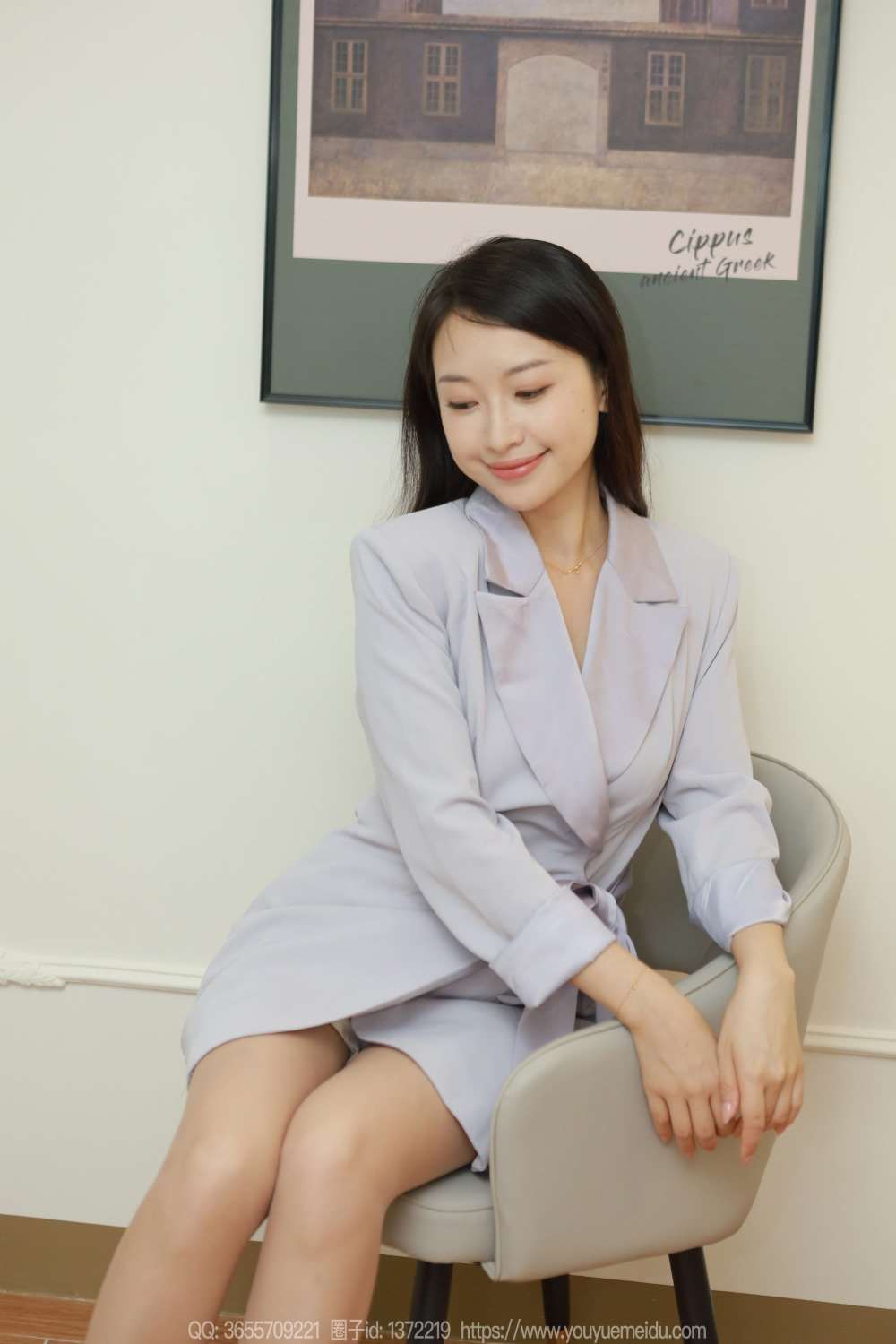 [IESS异思趣向] 2024.09.20 丝享家 1851 小婕《紫色西装》[89P/59MB]