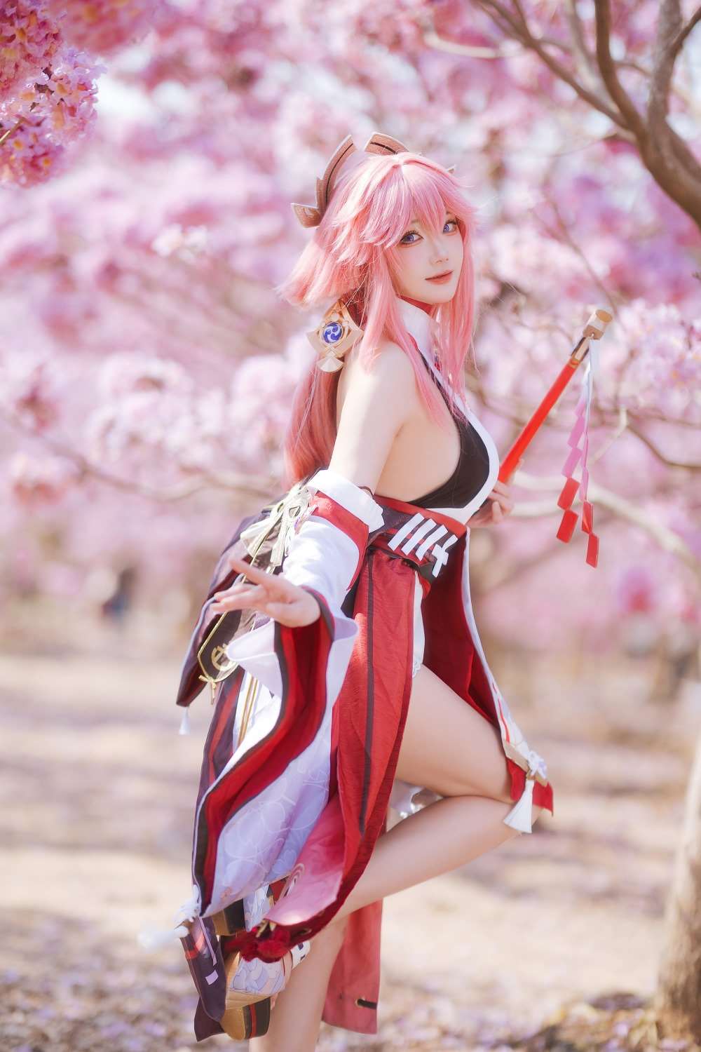 动漫Coser@瓜希酱 原神 八重神子 [20P/39MB]