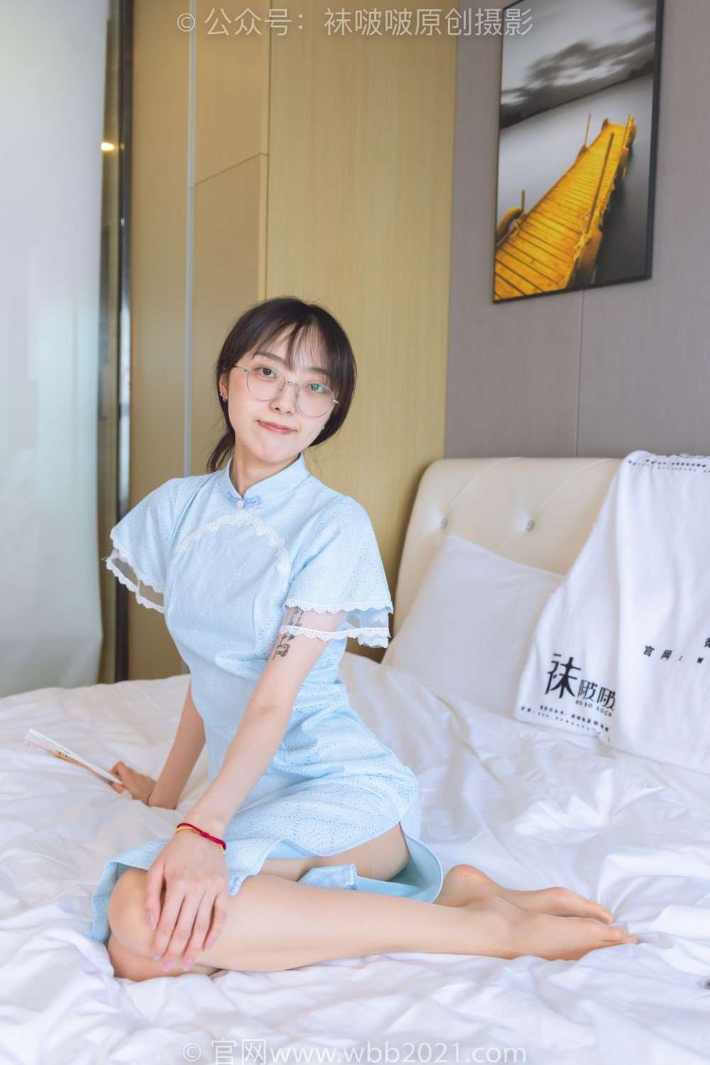 [BoBoSocks袜啵啵] NO.514 稚予-高跟鞋、薄肉丝（脚尖微加固款）旗袍 花絮版 [130P/1V/5.49G]
